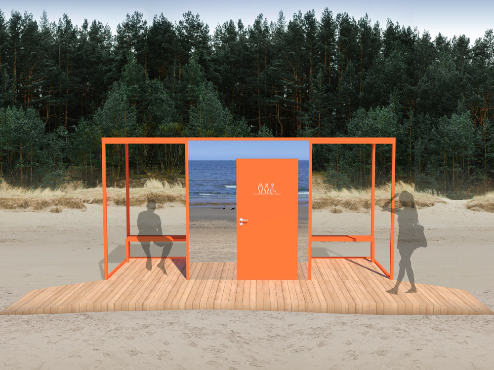 Nudist Changing Room “Nothing to Hide”